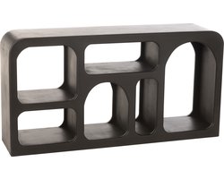 J-line - Console Cave Mangohout Zwart - 146x35x75cm