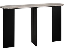 J-Line console Mathilder Marmer - steen - zwart/grijsgroen