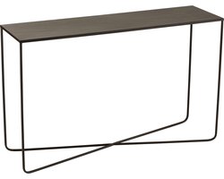 J-Line console Rechthoek Kruis Frame - metaal - zwart
