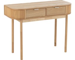 J-Line console Rond - dennenhout - naturel
