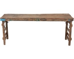 J-Line console Verouderd Gerecycleerd - hout - bruin