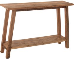 J-line - Console Vierkant Gerecycleerd Hout Naturel - 120x35x83cm