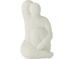 J-Line decoratie Beeld Modern Venus - cement - wit - small
