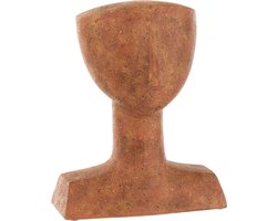 J-Line decoratie Figuur Lea - polyresin - terracotta