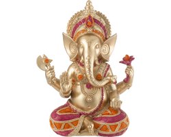 J-Line decoratie Ganesha Zittend - polyresin - mix - large
