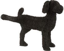 J-Line decoratie Hond Max - polyresin - zwart