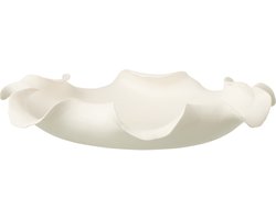 J-Line decoratie schaal Helix - keramiek - wit