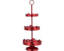 J-Line Decoratief dienblad - ijzer - rood
