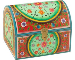 J-Line doos rechthoekig Mumbai - hout - Mix