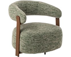 J-Line Fauteuil - schuim - olijfgroen