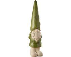 J-Line figuur Kabouter Buiten - kunststof - groen - large