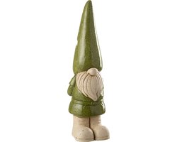 J-Line figuur Kabouter Buiten - kunststof - groen - small