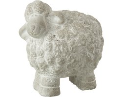 J-Line figuur Schaap - cement - grijs - small - 2 stuks