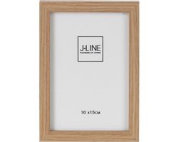 J-Line fotolijst Basic - hout - naturel - extra small - 4 stuks