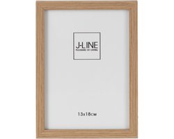 J-Line fotolijst Basic - hout - naturel - small - 2 stuks