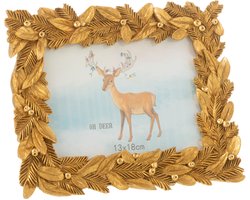 J-Line fotolijst Bladeren - kunststof - goud