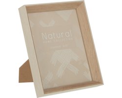J-Line fotolijst Diepte - hout - creme - large - 2 stuks