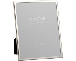 J-Line fotolijst Fijne - metaal - zilver - large - 2 stuks