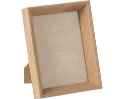 J-Line fotolijst hout - naturel - 2 stuks