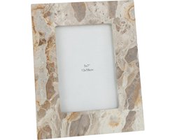 J-Line fotolijst Marmer - steen - beige - large