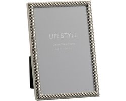 J-Line fotolijst - metaal - zilver - small - 2 stuks