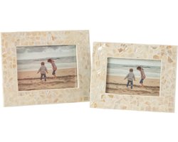 J-Line fotolijst Nuye - schelpen - ivoor