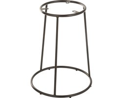 J-Line frame kruk Midden - metaal - zwart - 4 stuks