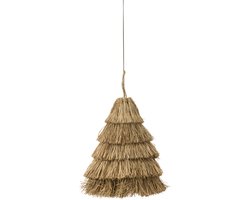 J-Line hanglamp 5 Lagen - zeegras - naturel