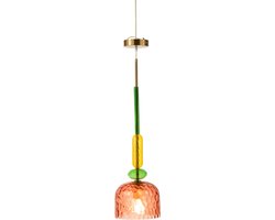 J-Line hanglamp Fiona - glas - mix