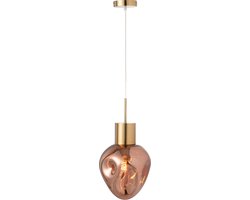 J-Line hanglamp Goud - metaal/glas - koper
