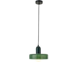 J-Line hanglamp Retro - glas - groen