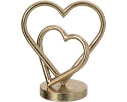 J-Line Hart - metaal - goud