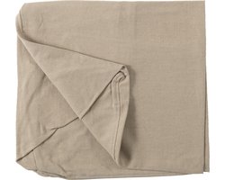 J-Line hoes voor zetel + 9 Kussens Monaco - linnen - naturel - XXL