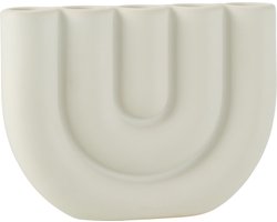 J-Line Kaarsenhouder Boog 5Kaars Keramiek Wit