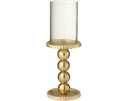 J-Line kandelaar - aluminium - goud - large