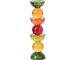 J-Line kandelaar - glas - multi - large
