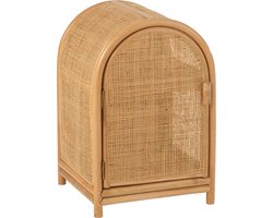J-Line kast Ellen 2 Deuren - jute - naturel - small