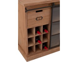 J-Line kast Lia - hout - naturel
