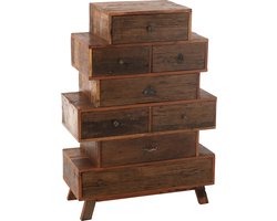 J-Line kast Vinto - gerecycleerd hout - naturel