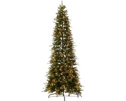 J-Line kerstboom 900 Led - kunststof - donkergroen - large - 3.2 cm hoog