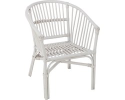 J-Line kinderstoel Filou - rotan - wit