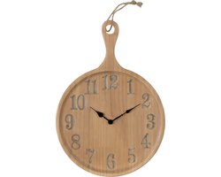 J-Line klok Plan Den - naturel - small - Ø 40 cm