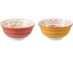 J-Line kom Jam - porselein - mix - large - 2 stuks