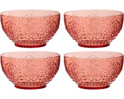 J-Line kom - kunststof - rood - doos van 4