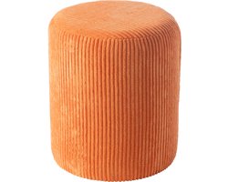 J-Line kruk Colorful - hout - oranje