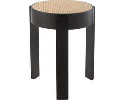 J-Line kruk Pune - mangohout - zwart