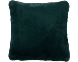 J-Line kussen Cutie – polyester – donkergroen