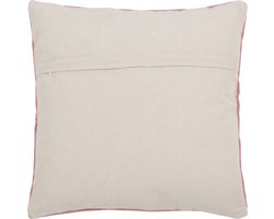 J-Line kussen Diamanten + Pijlen - katoen - roze