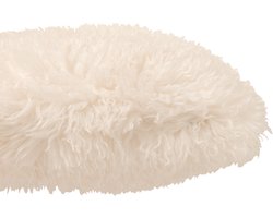 J-Line kussen Moutie - polyester - wit