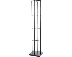 J-Line kussenrek - metaal - zwart